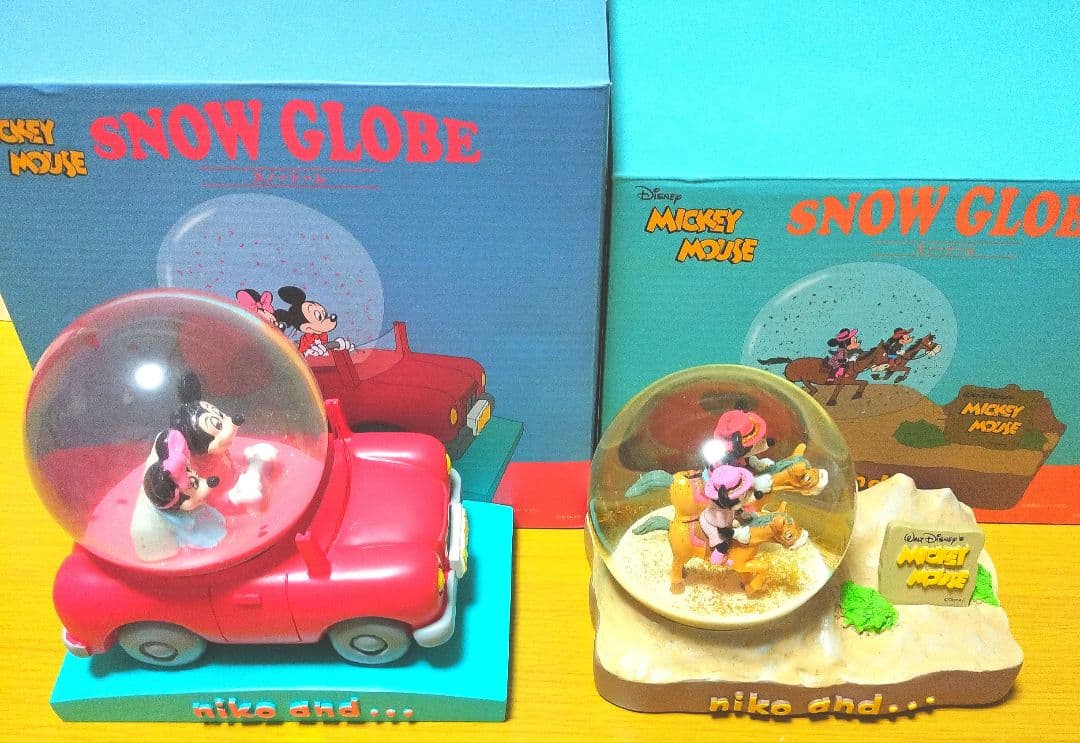 ニコアンド　ディズニー　ミッキー　ウォーターグローブ　スノードーム