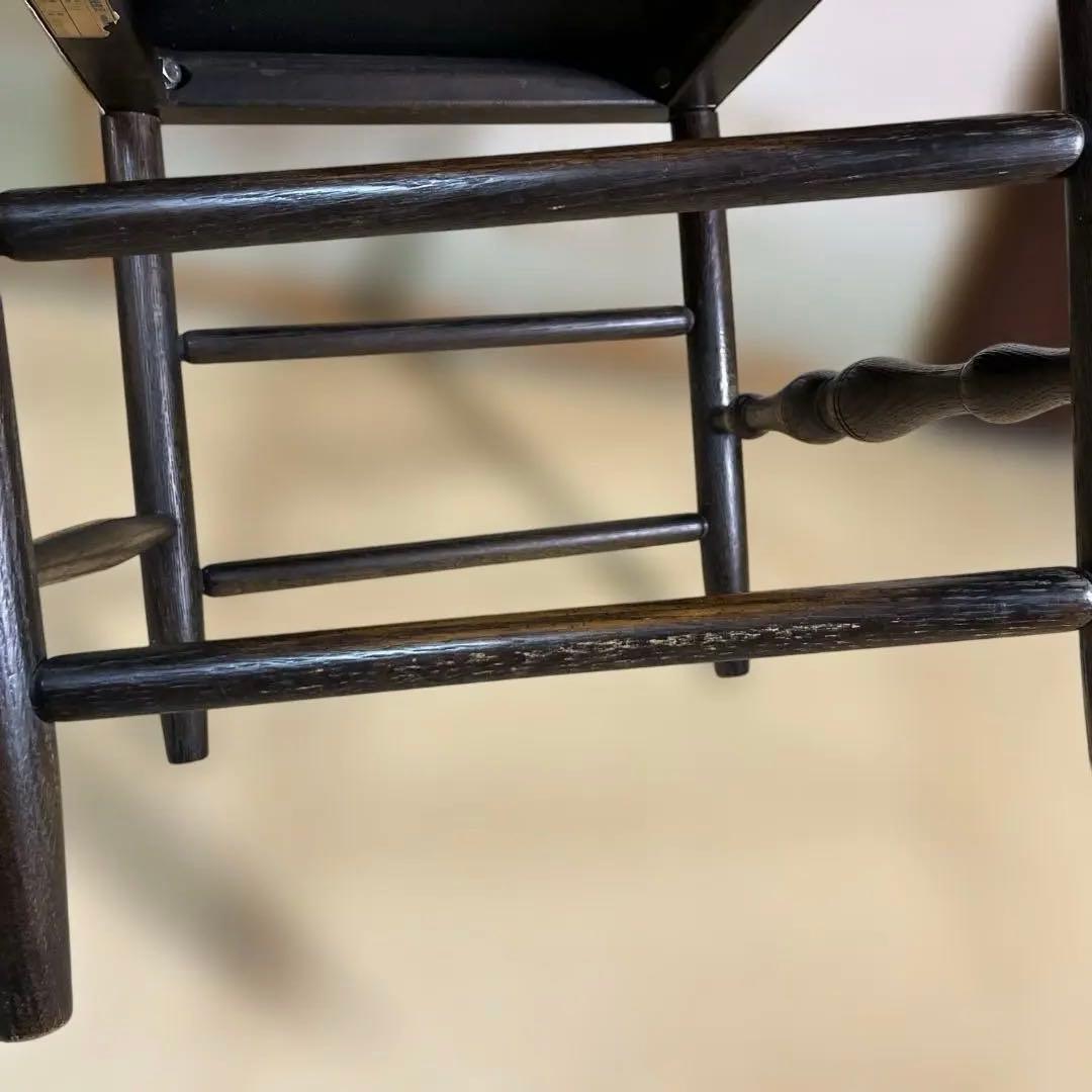 PROVINCIAL ラダーバックチェア　飛騨産業　プロヴィンシャル　革張替済