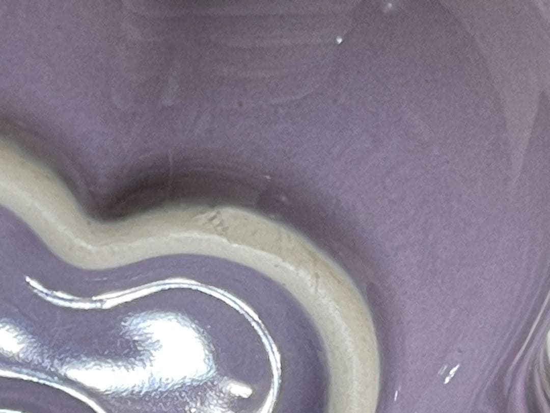 ほぼ新品未使用　ル・クルーゼ　フラワーボウル　バイオレット　５枚セット