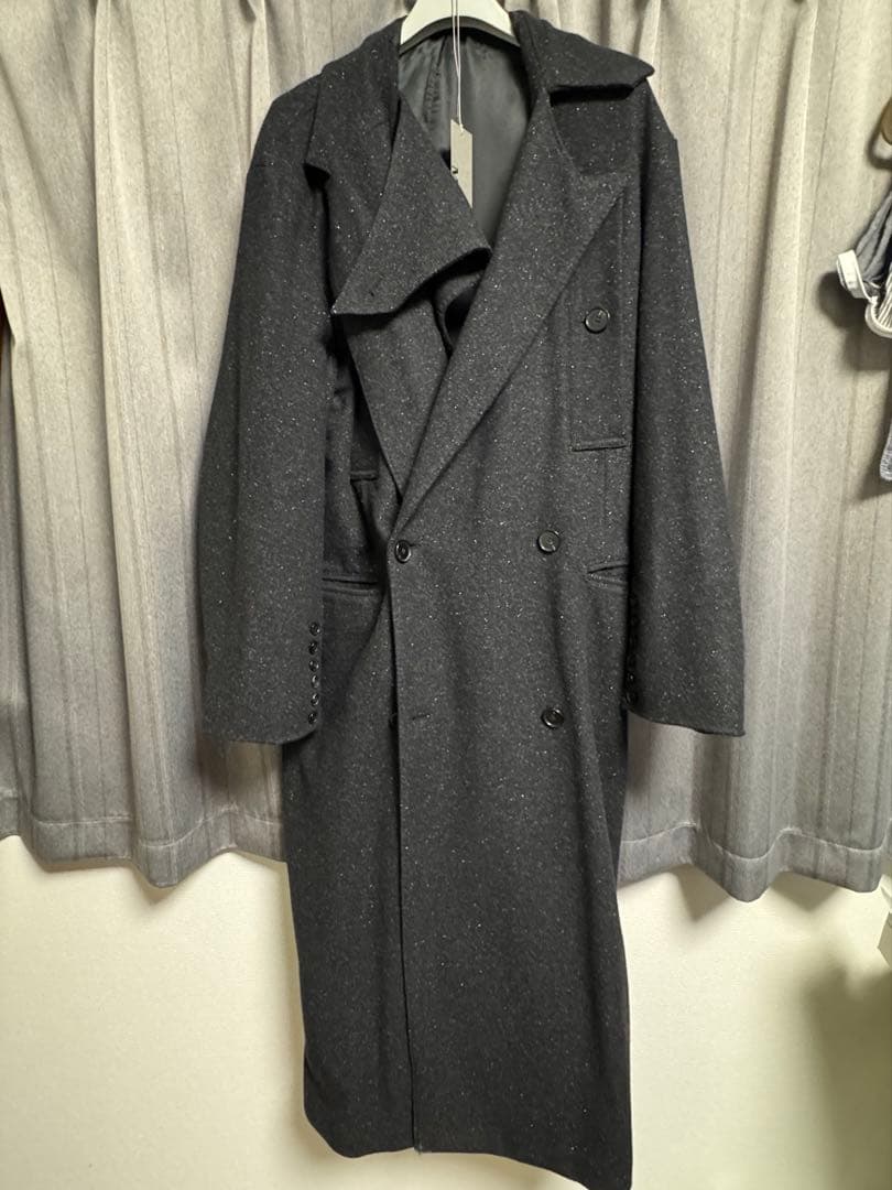 ゆ*ぅ様 MASU CAPTAIN OVER COAT black サイズ44