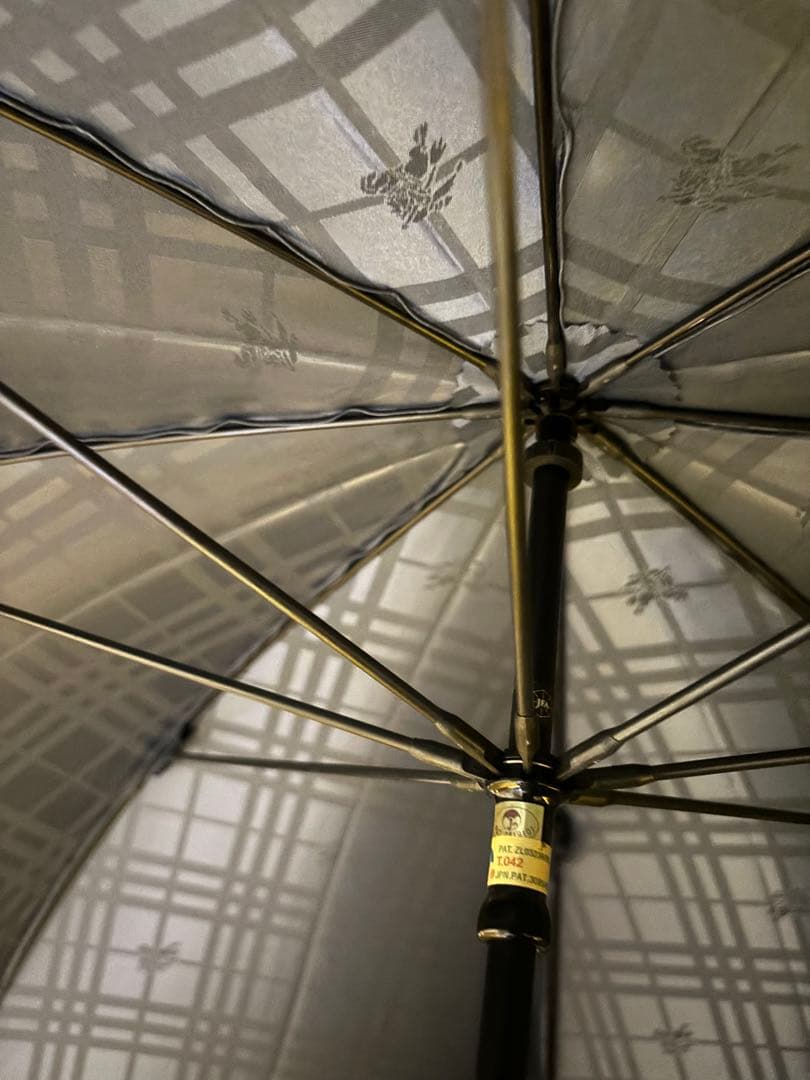 burberry バーバリー 長傘 グレー