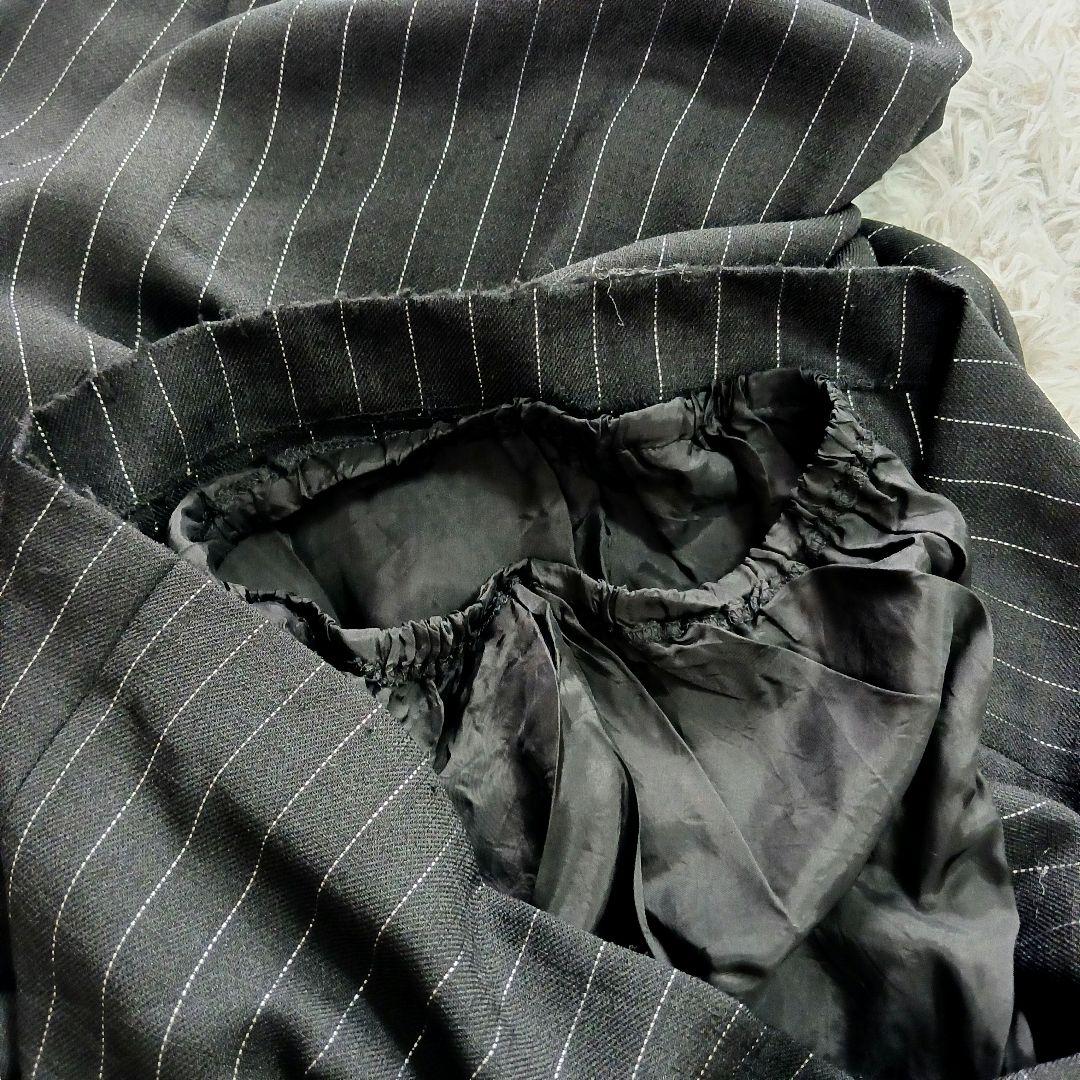 M'S GRACY✨2way ストライプオールインワン 40 白襟 黒