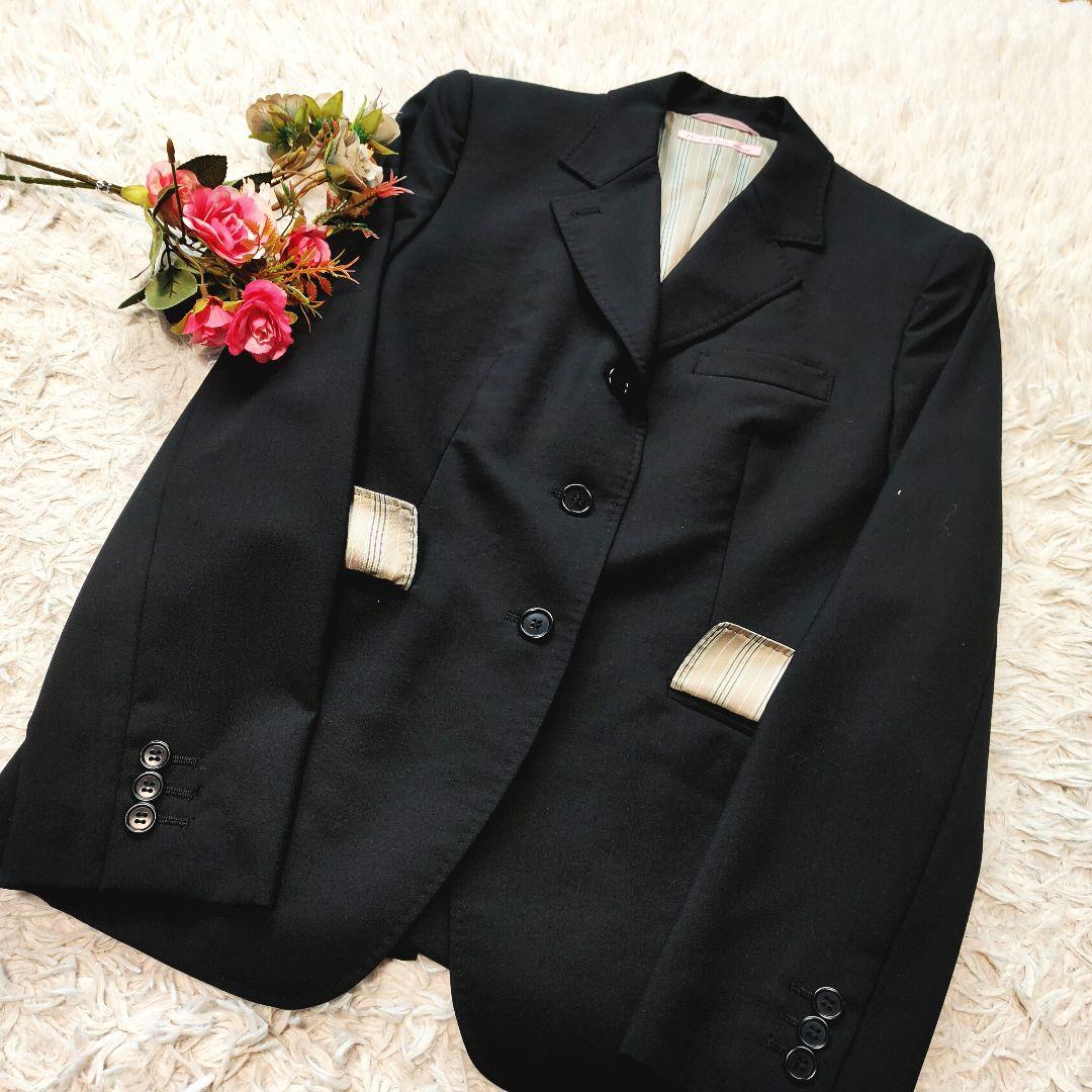 ポールスミス セットアップ スーツ フレアパンツ ウール ブラック XL相当