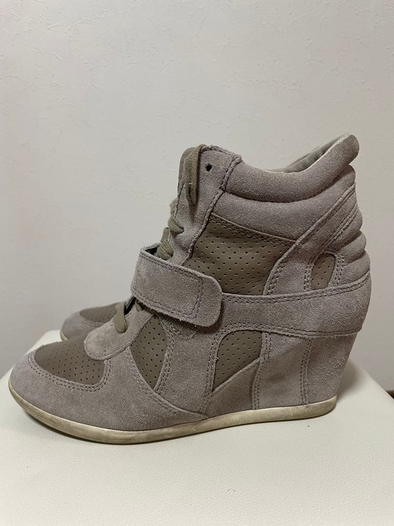 QSH アッシュ ウェッジソールスニーカー 23.5cm