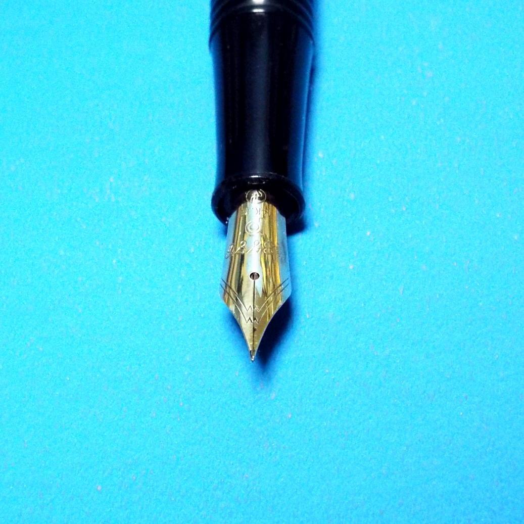 PLATINUM プラチナ 万年筆 #3776 ギャザード 14K 細字 文房具