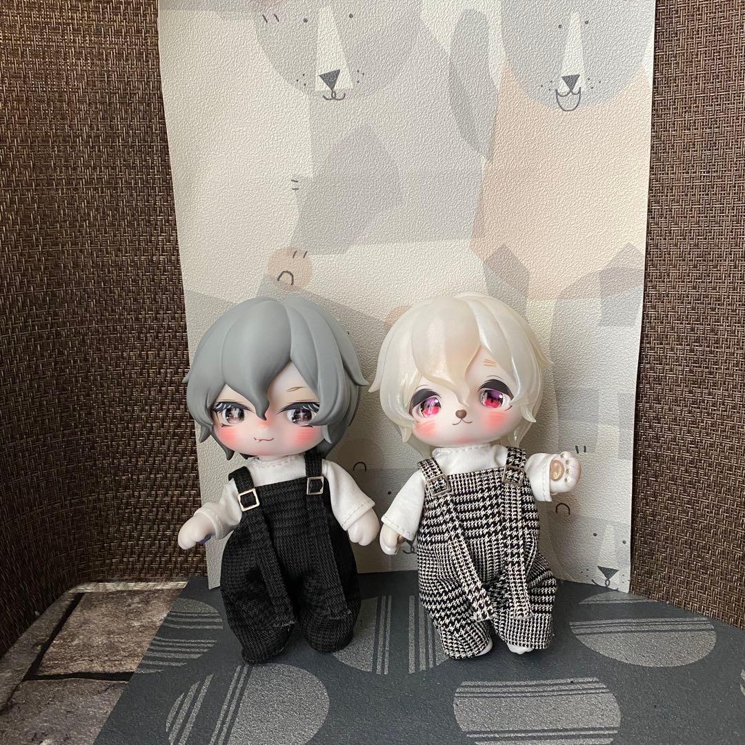 専用　1/12サイズ サロペットとカットソー　綿綿　ハンドメイド　アウトフィット