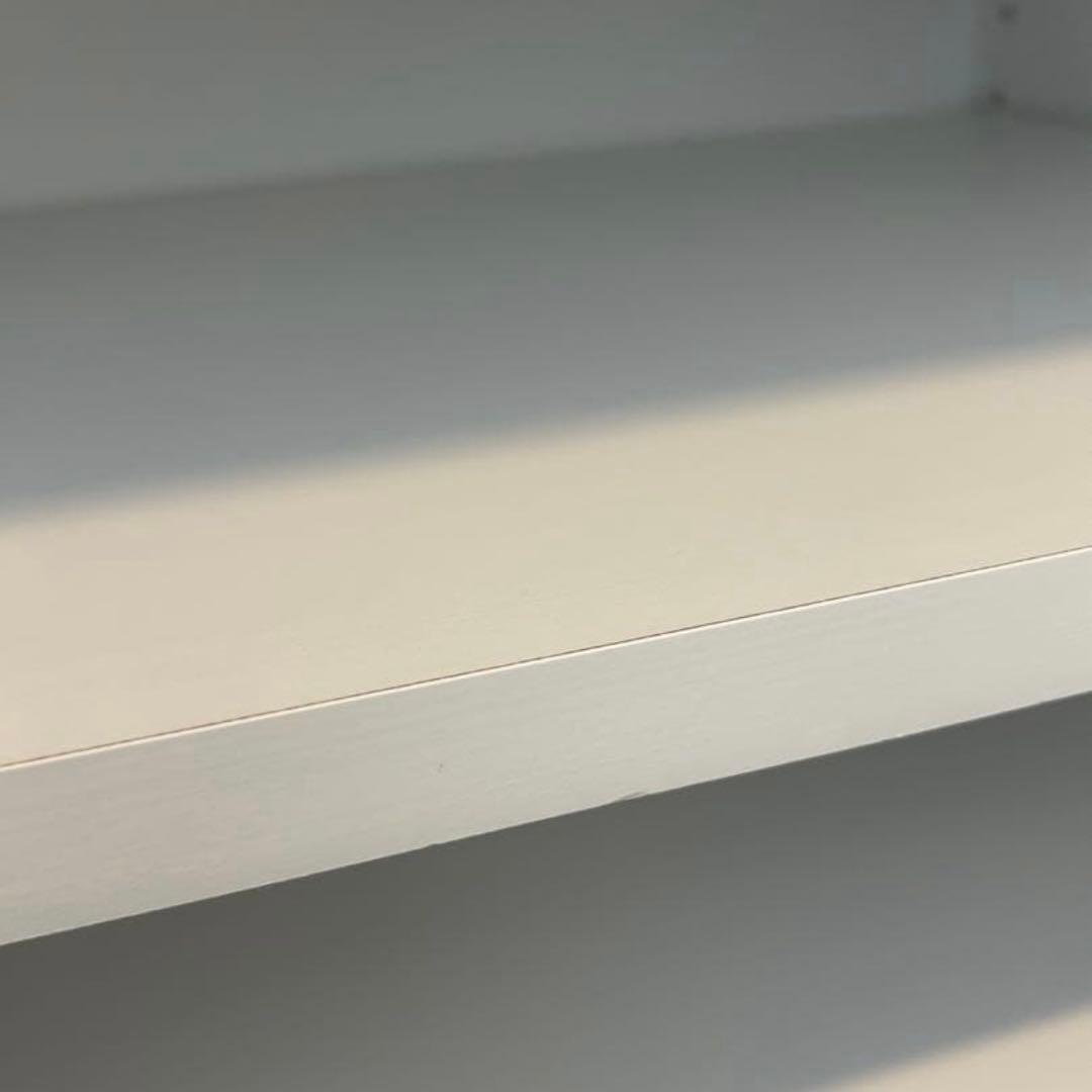 ホワイト キッチンカウンター 食器棚　キッチンボード