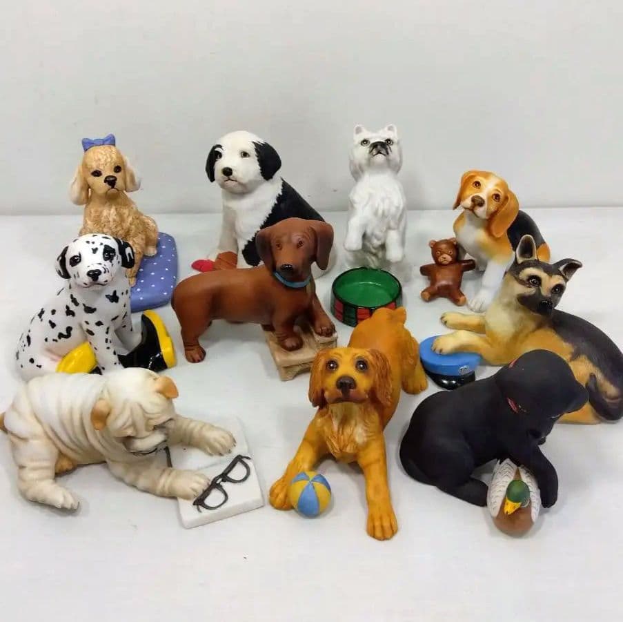 フランクリンミント World of Puppies 子犬 置物 ヴィンテージ