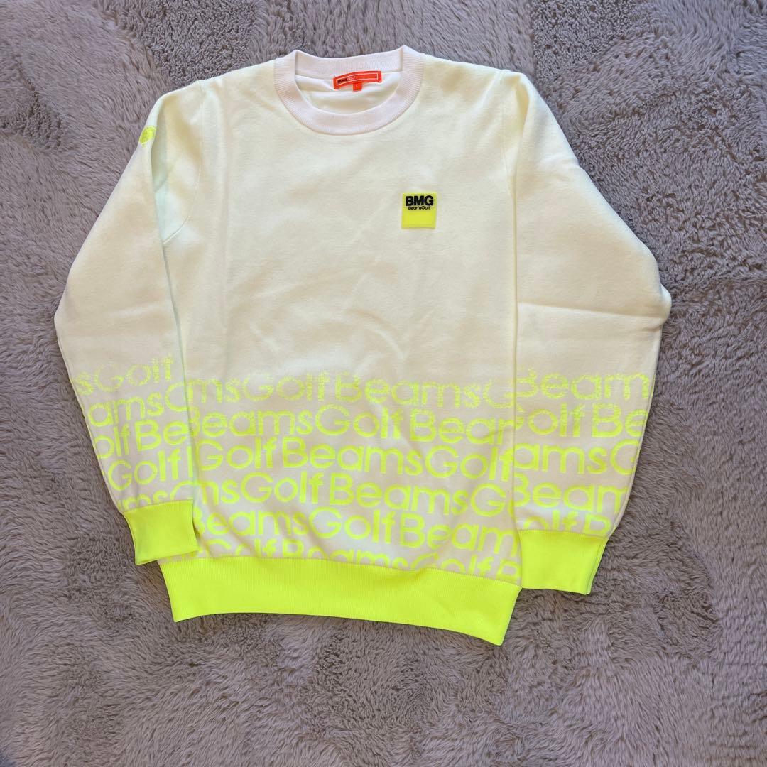 BEAMS GOLF ホワイト/イエロー