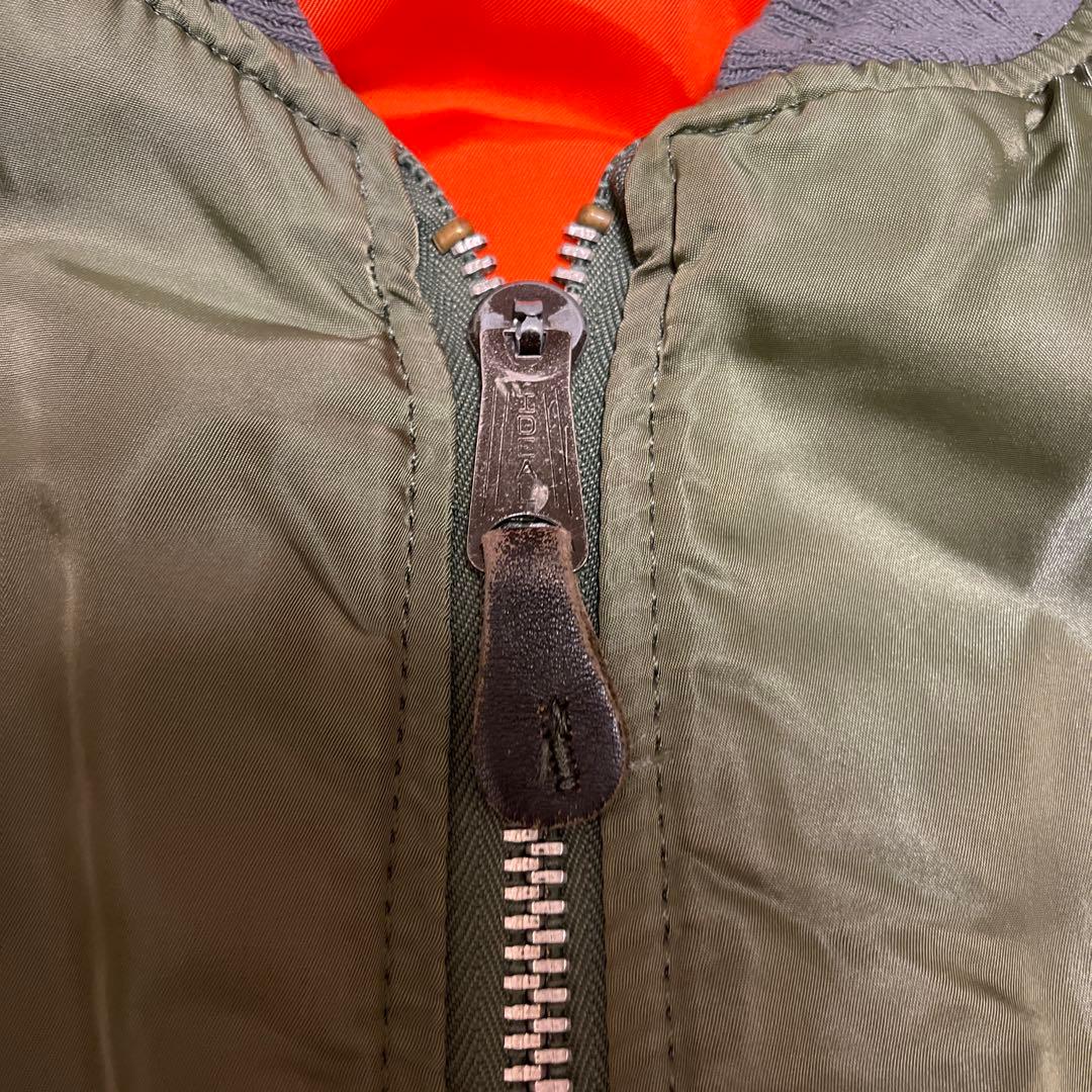 て*様 ALPHA MA-1 USA製 IDEAL ZIP