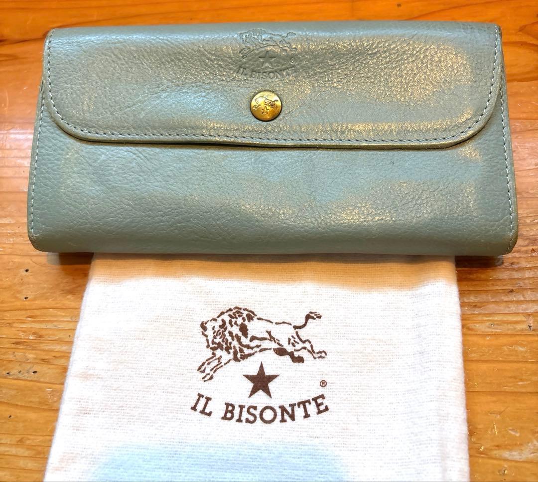 【送料無料】イルビソンテ（IL BISONTE）の二つ折り長財布