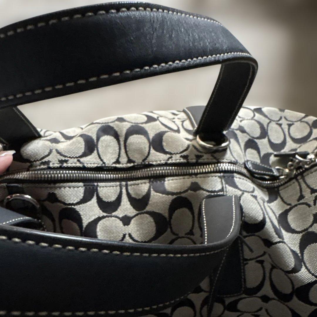 s*y様 コーチ　ボストンバック　ネイビー