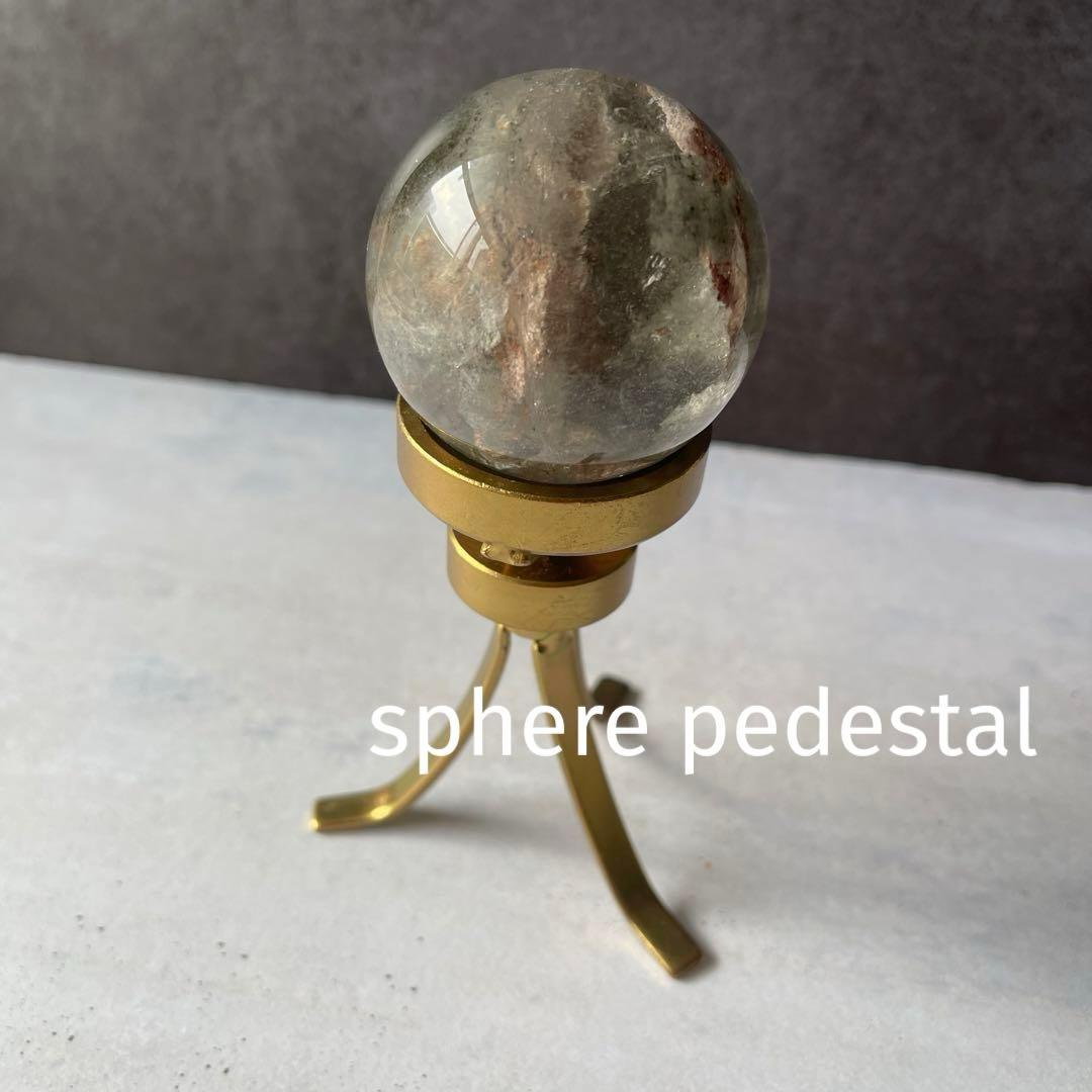 回転式 台座 マットゴールド スフィア