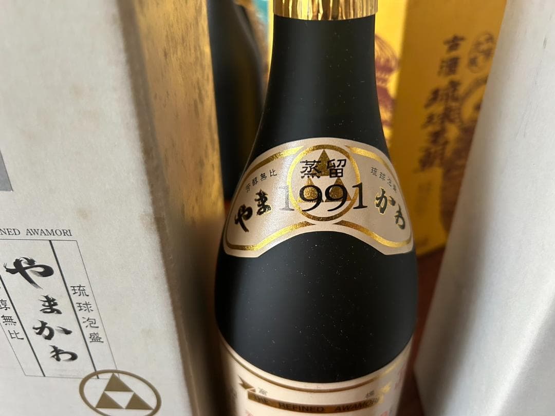 泡盛古酒4本　芋焼酎古酒40度1本　のセット