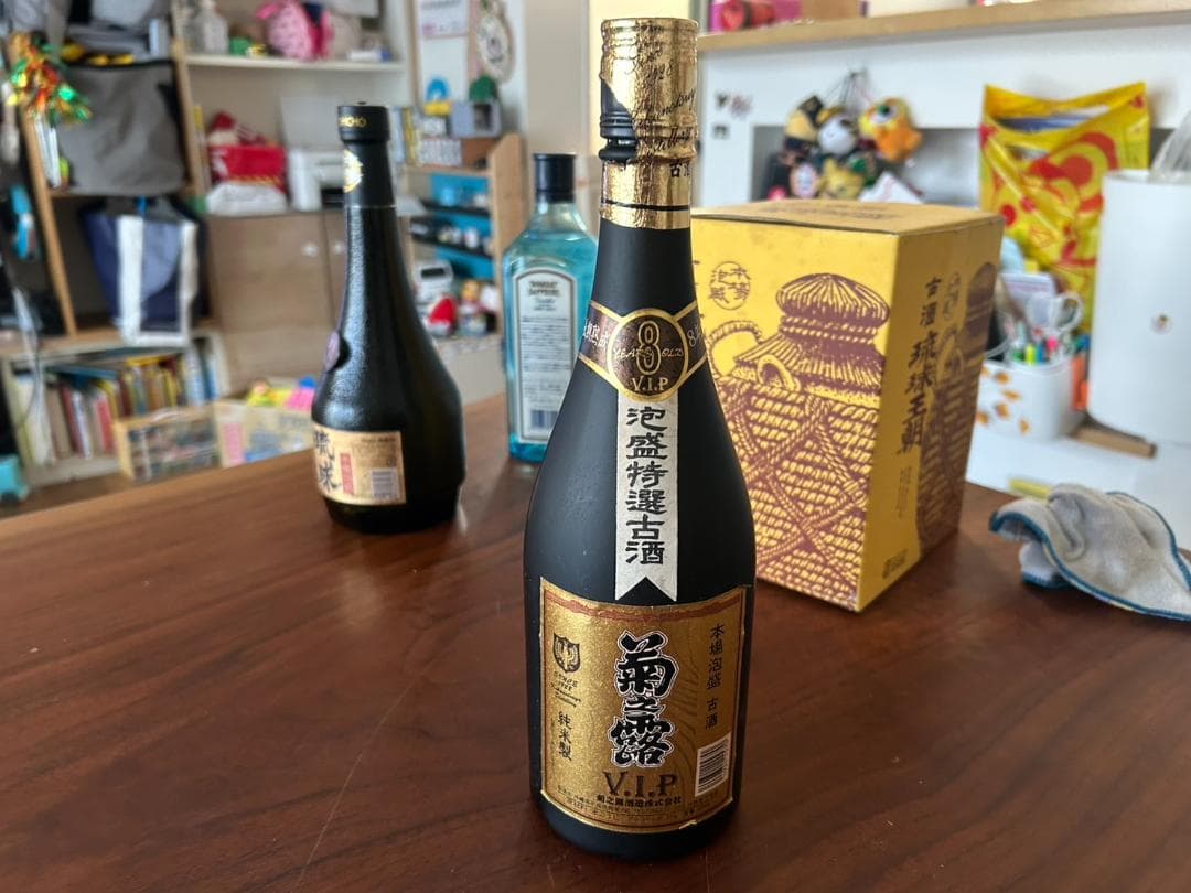泡盛古酒4本　芋焼酎古酒40度1本　のセット