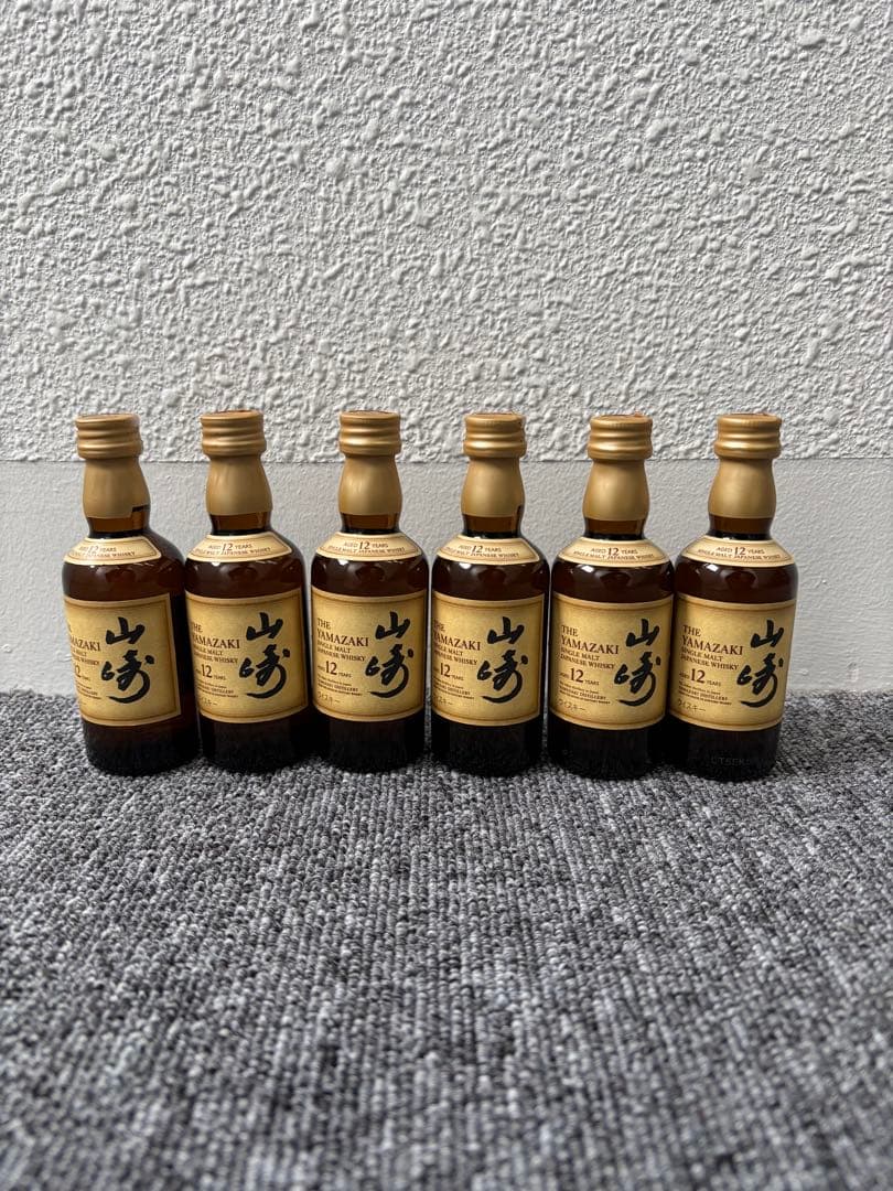 【即発送】山崎 12年 ウイスキー 6本セット 50ml 山﨑