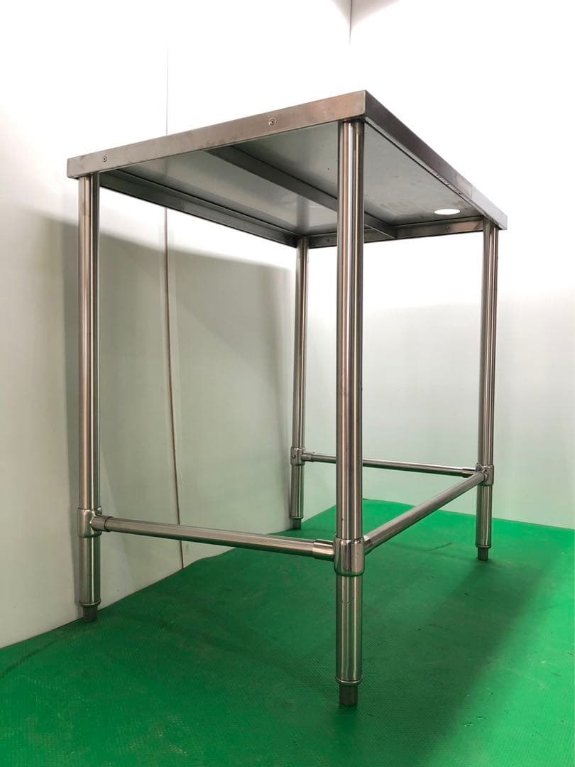 ☆地域限定送料無料☆工場整備品☆作業台　幅850 ステンレス　三方枠