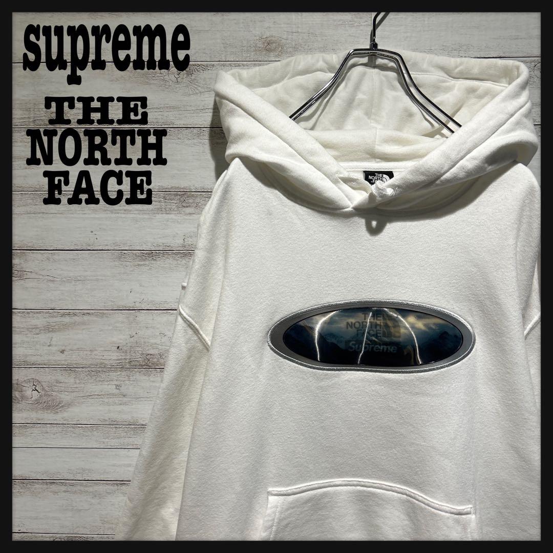 【即完売モデル】シュプリームxザノースフェイス☆ビックロゴ　パーカー