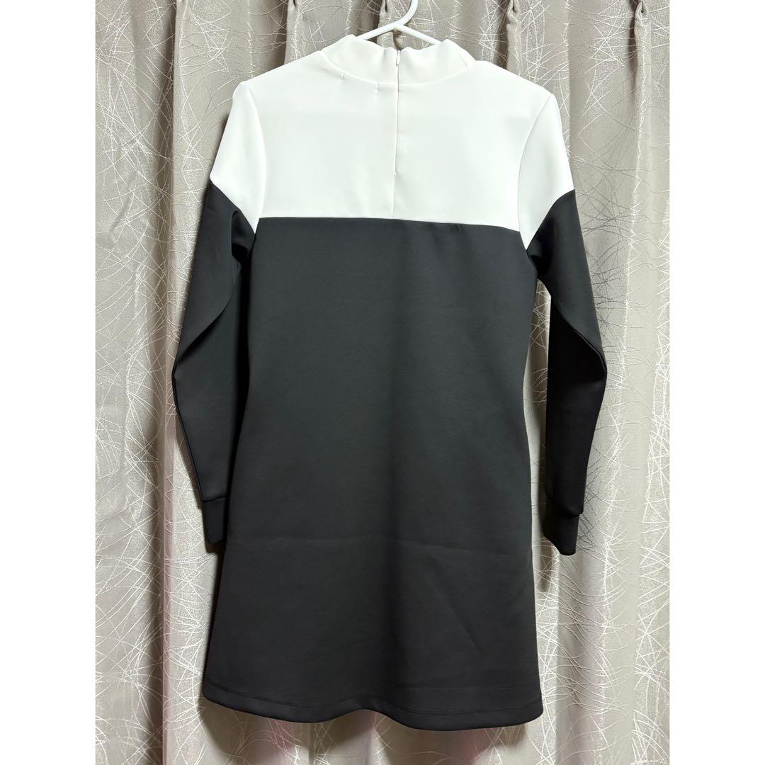 riendagolf リエンダゴルフ バイカラーロゴカットOPワンピース