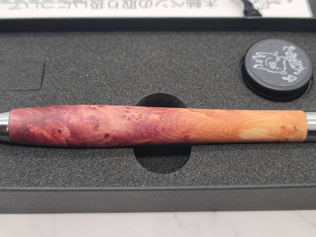 新品　こぶた工房　タクサスフロリニーバール極上杢　シャープペンシル0.5