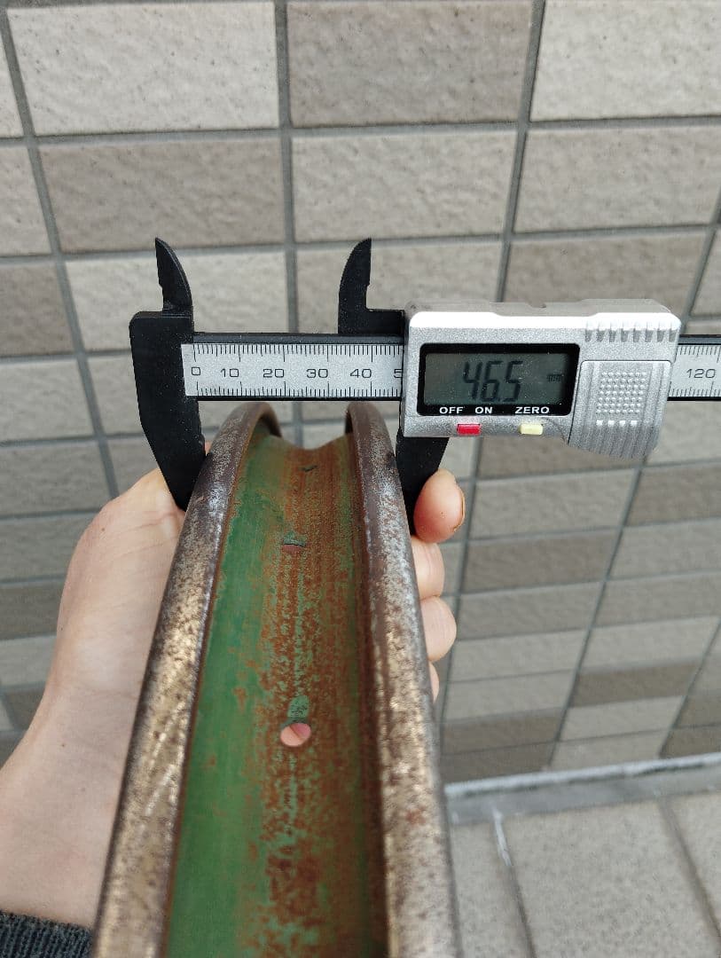 稀少新品 昭和30年代 BEリム 26 1 3/4？柳原 運搬車32穴サビ多数