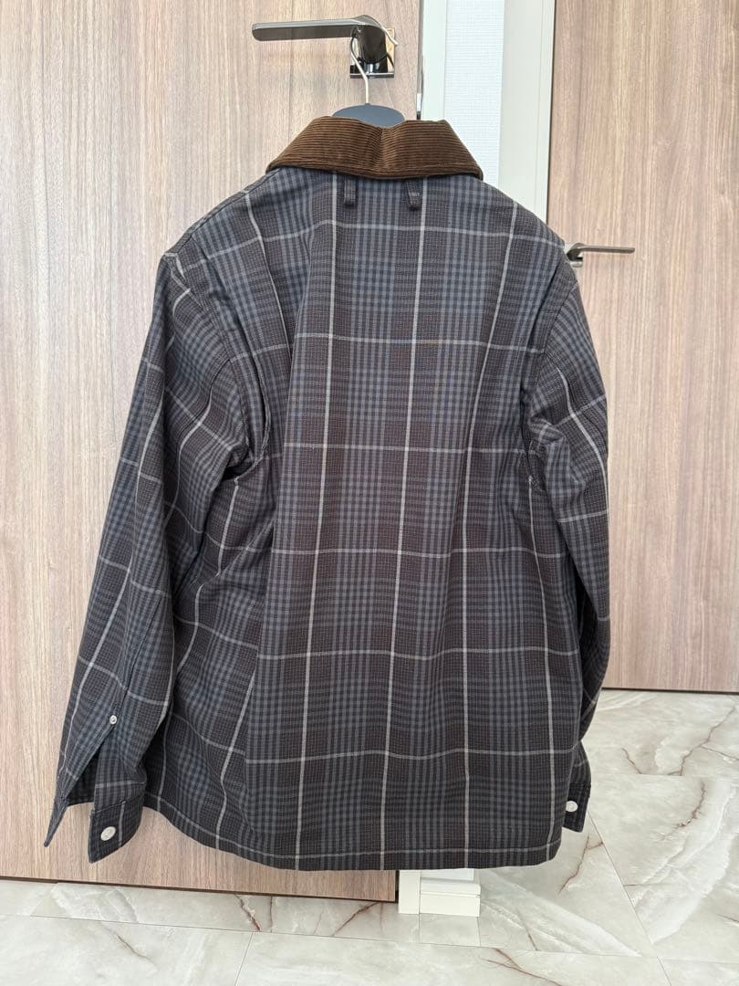 ディオール 23年 コットン コーデュロイ襟 ロゴレザーパッチ ジャケット