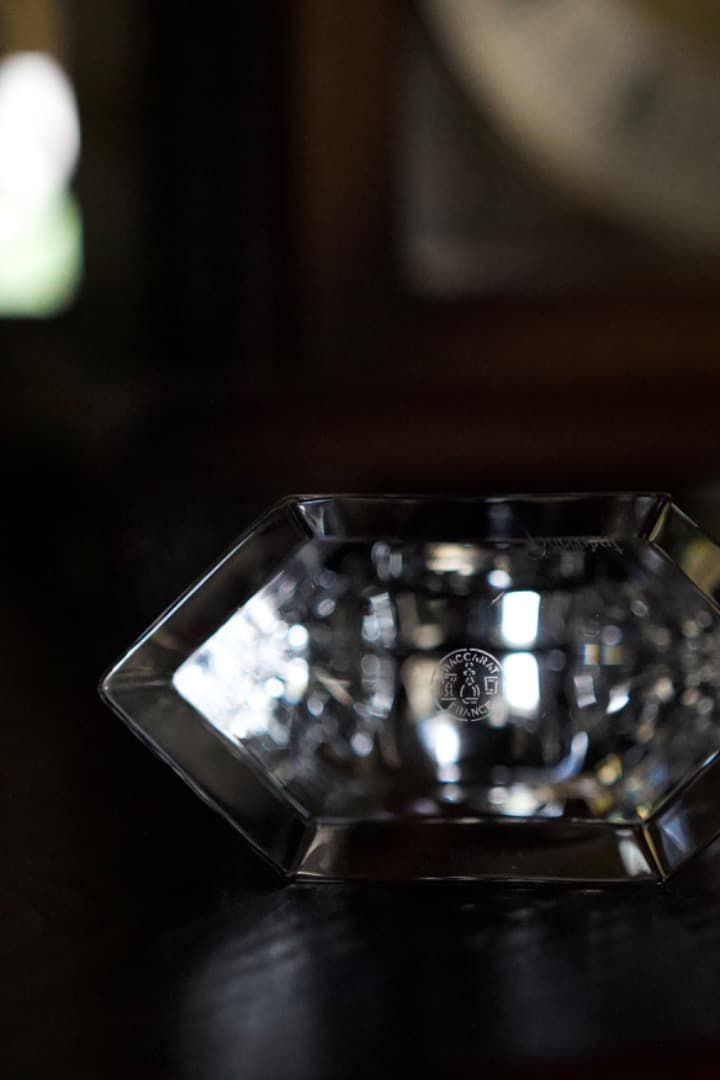 【美品】バカラ　クリスタル置時計