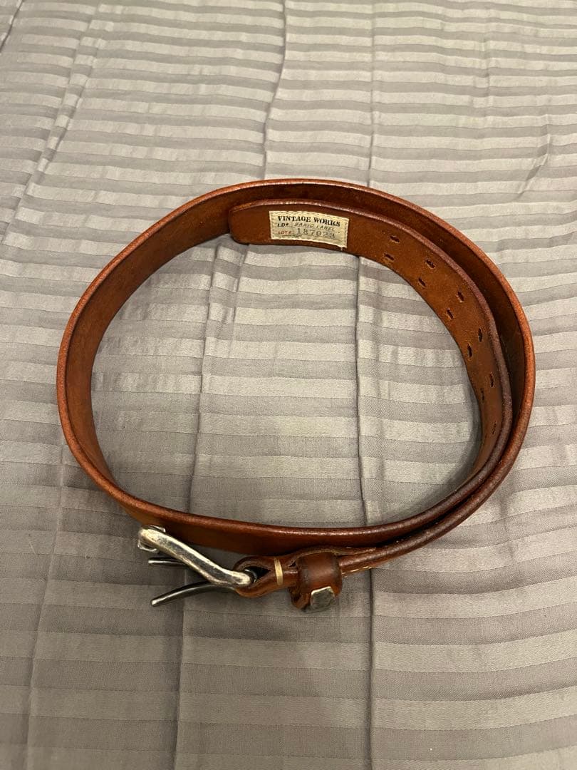 VINTAGE WORKS AVIREX レザーベルト