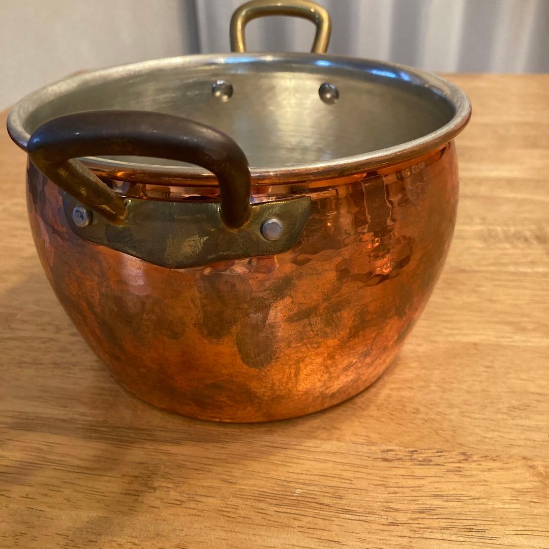 貴重品　ruffoni ルフォーニ　銅鍋　　イタリア製　どんぐりノブ