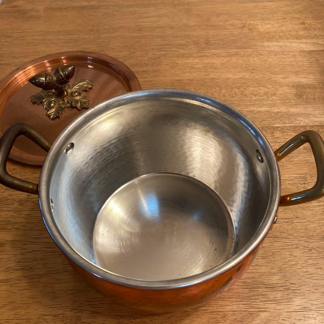 貴重品　ruffoni ルフォーニ　銅鍋　　イタリア製　どんぐりノブ