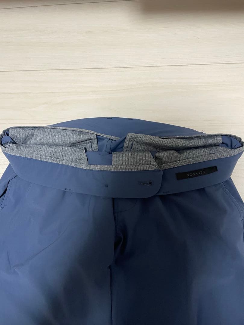 yum　2点美品 GREYSON ロングパンツ グレー&ネイビー