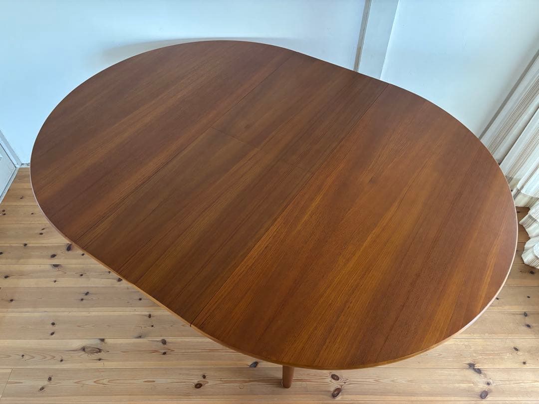 Jentique/ジェンティーク ラウンドエクステンションテーブル