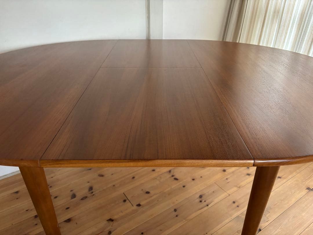 Jentique/ジェンティーク ラウンドエクステンションテーブル