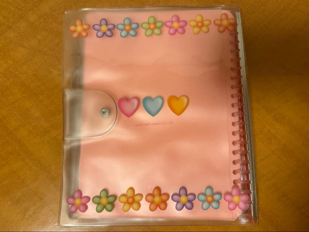 ★レア ハローキティ カオハナ リングファイルA5　平成レトロ★未使用