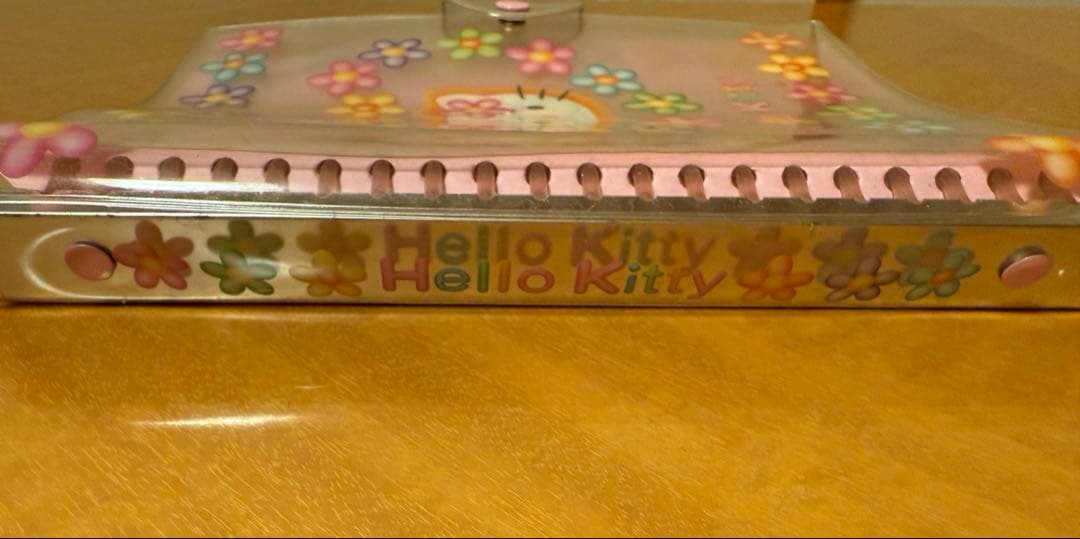 ★レア ハローキティ カオハナ リングファイルA5　平成レトロ★未使用
