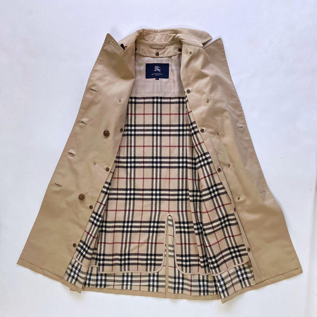 美品 バーバリーロンドン トレンチコート ライナー ハニー ノバチェック