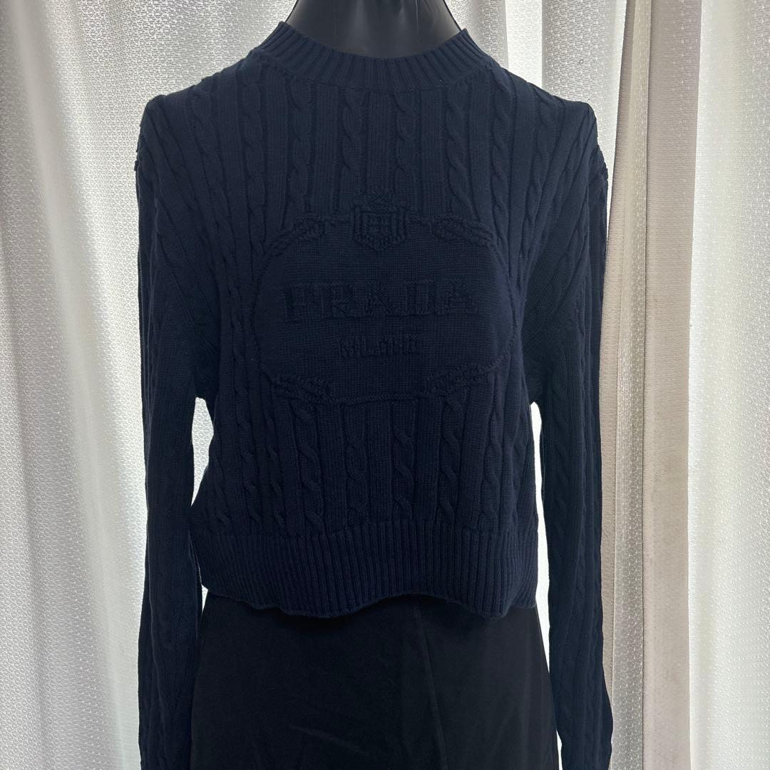 PRADA ケーブルニット セーター　ニット　プラダ　36