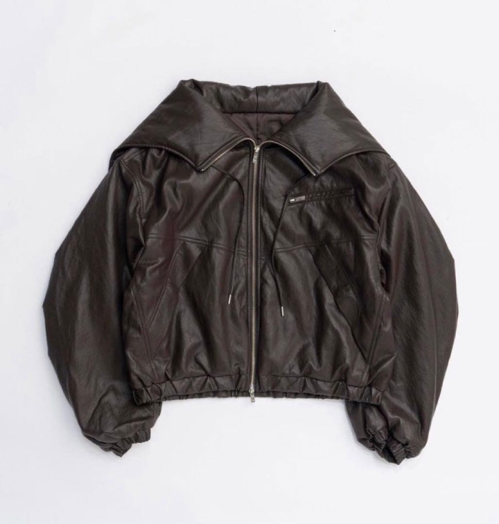 PRANK PROJECT フェイクレザーパテッドトラックジャケットJacket