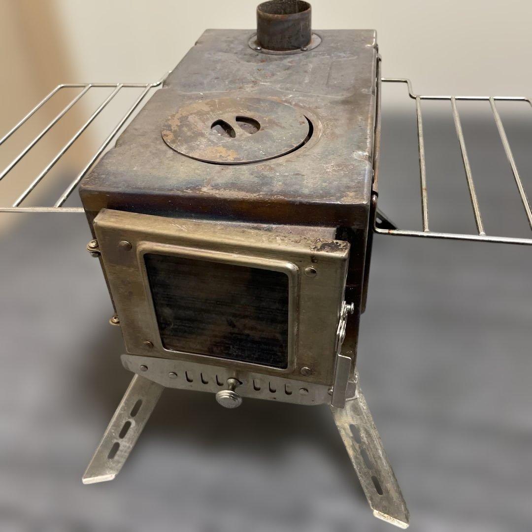 おまけ煙突付きSENQI 薪ストーブ キャンプ テント コンロ 折りたたみ式