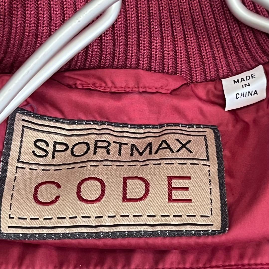 Lサイズ【SPORTMAX スポーツマックス コード】3way ダウンベスト 赤