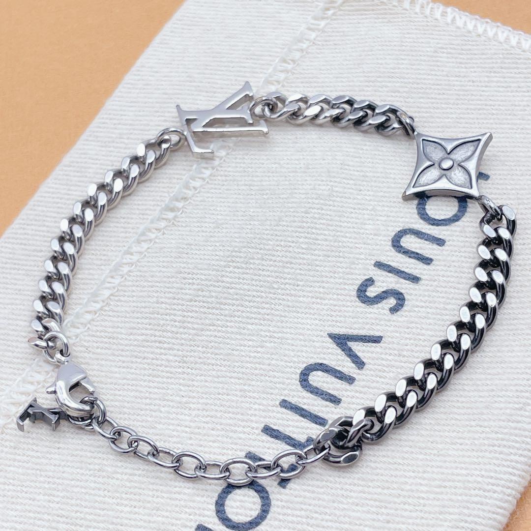 LOUIS VUITTON ブレスレット　インスティンクト　モノグラム　ブラック