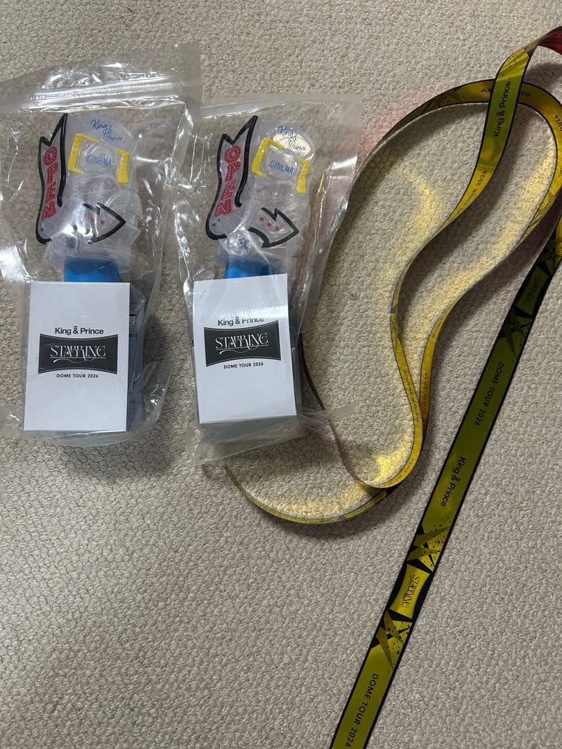 King & Prince ペンライト　2本セット　テープ付き