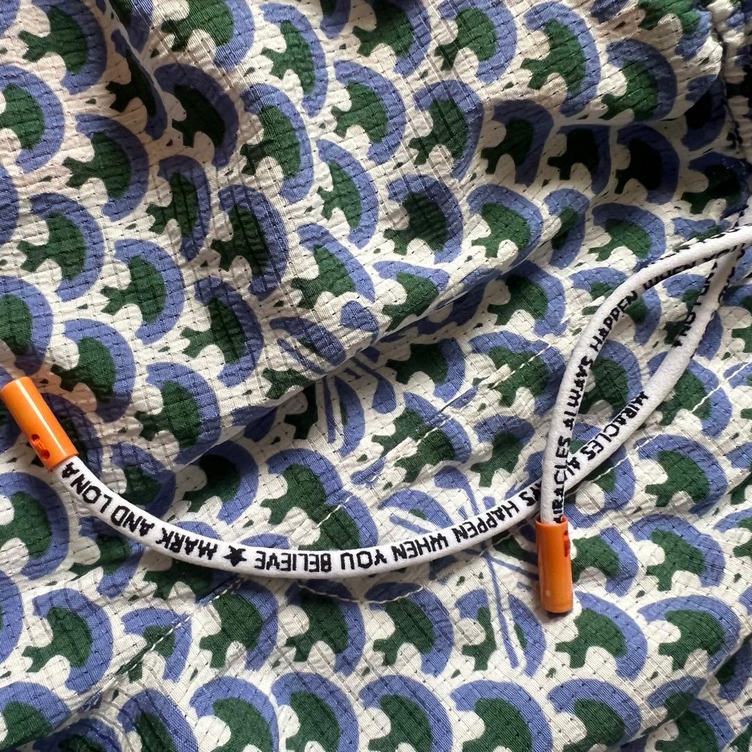 MARK&LONA マークアンドロナ　総柄　ハーフパンツ　ドクロ　46 メンズ