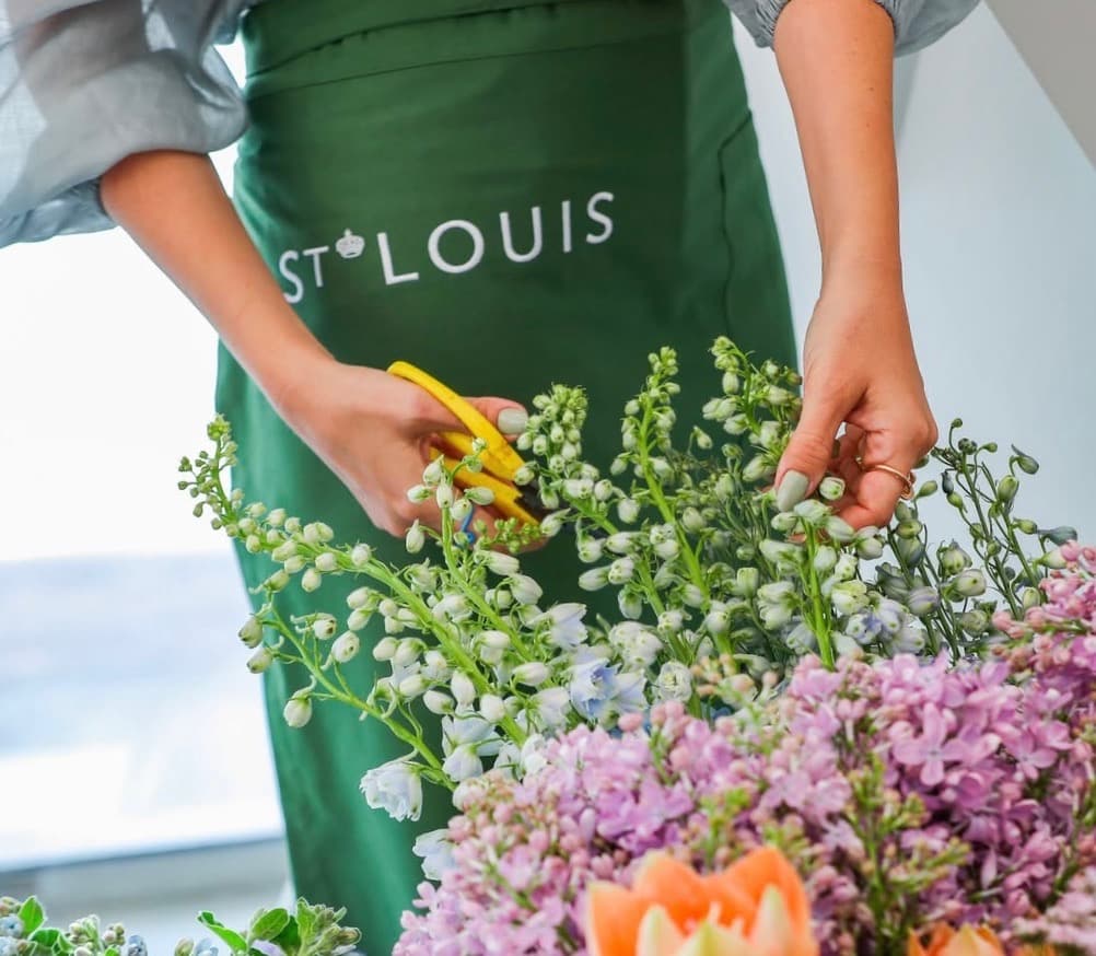 HERMES Saint Louis サンルイ 花瓶 ベース 25cm 美品