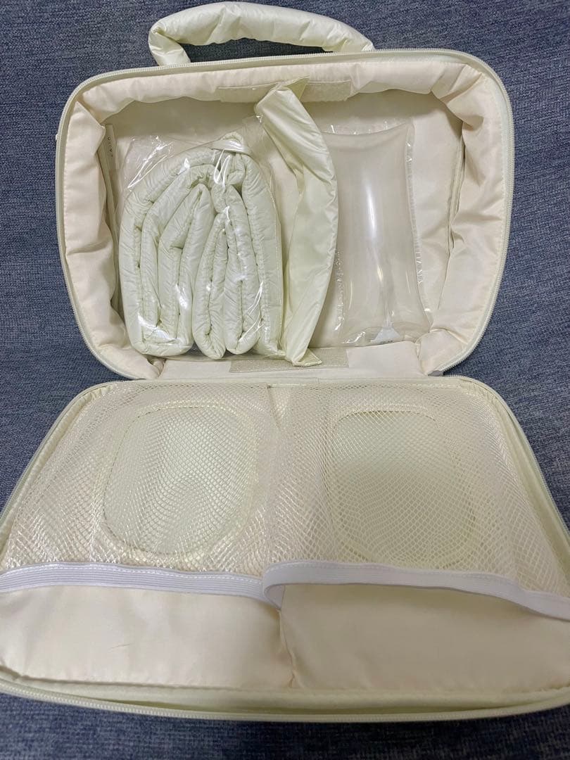 ホワイト キルティング マザーズバッグ