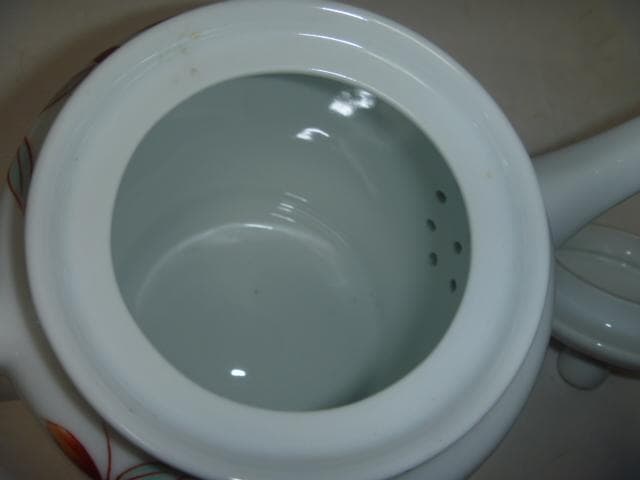 日本陶器会社　Noritake　南天　ポット　白磁南天　ヴィンテージ　昭和レトロ