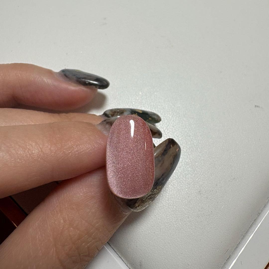 ネイルチップニュアンスマグネットマーメイド幻想ぷっくりオーロラ934