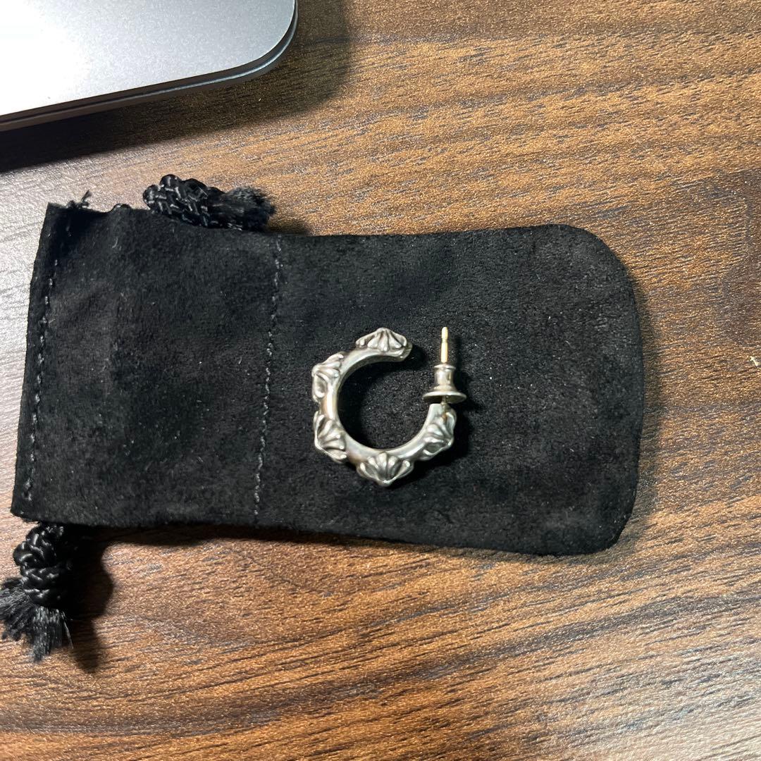 【最終値下げ】クロムハーツ シルバー925 フープ型ピアス 片耳用