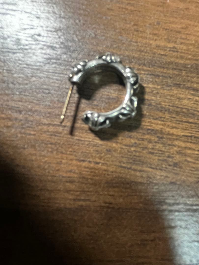 【最終値下げ】クロムハーツ シルバー925 フープ型ピアス 片耳用