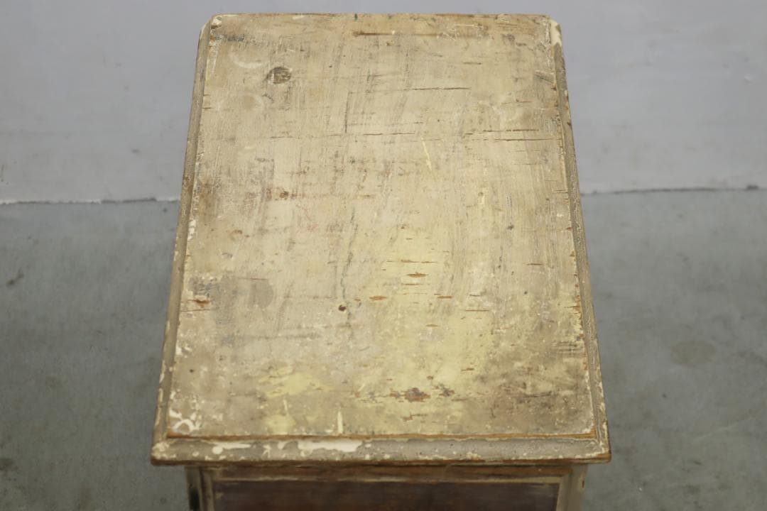 ヴィンテージ パイン材 ペイント ドロワー キャビネット 引き出し 収納 台